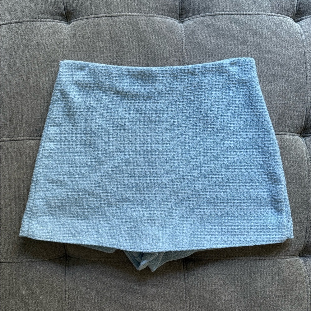 Zara Light Blue Mini Skort